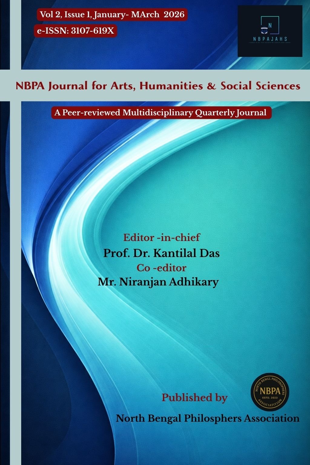 					View Vol. 2 No. 1 (2026): NBPA Journal for Arts, Humanities & Social Sciences
				